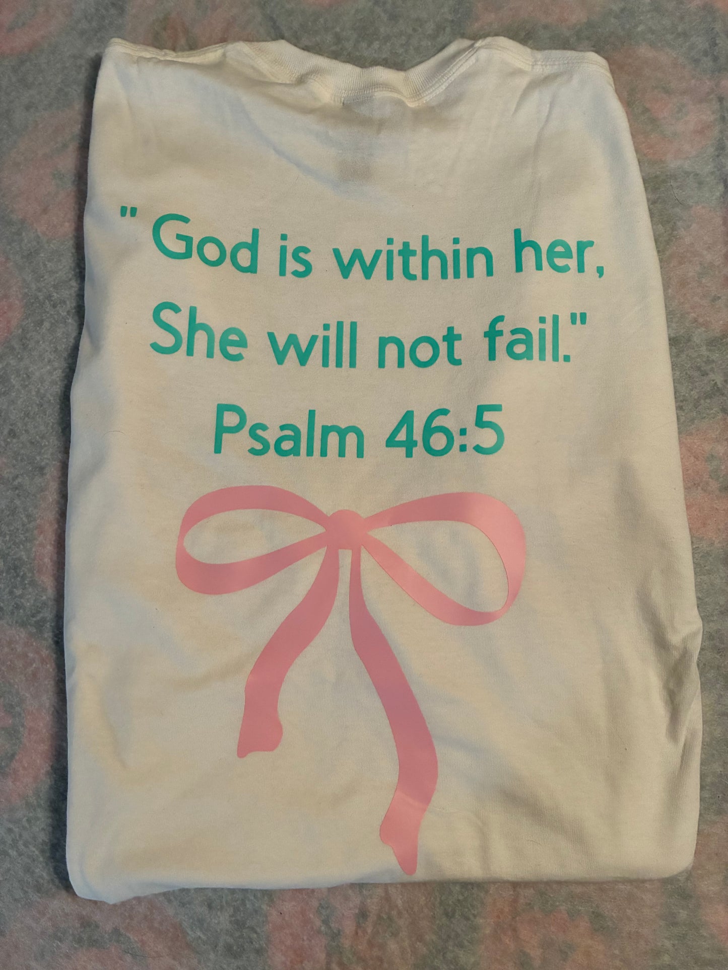 Psalm 46:5 bow t-shirt