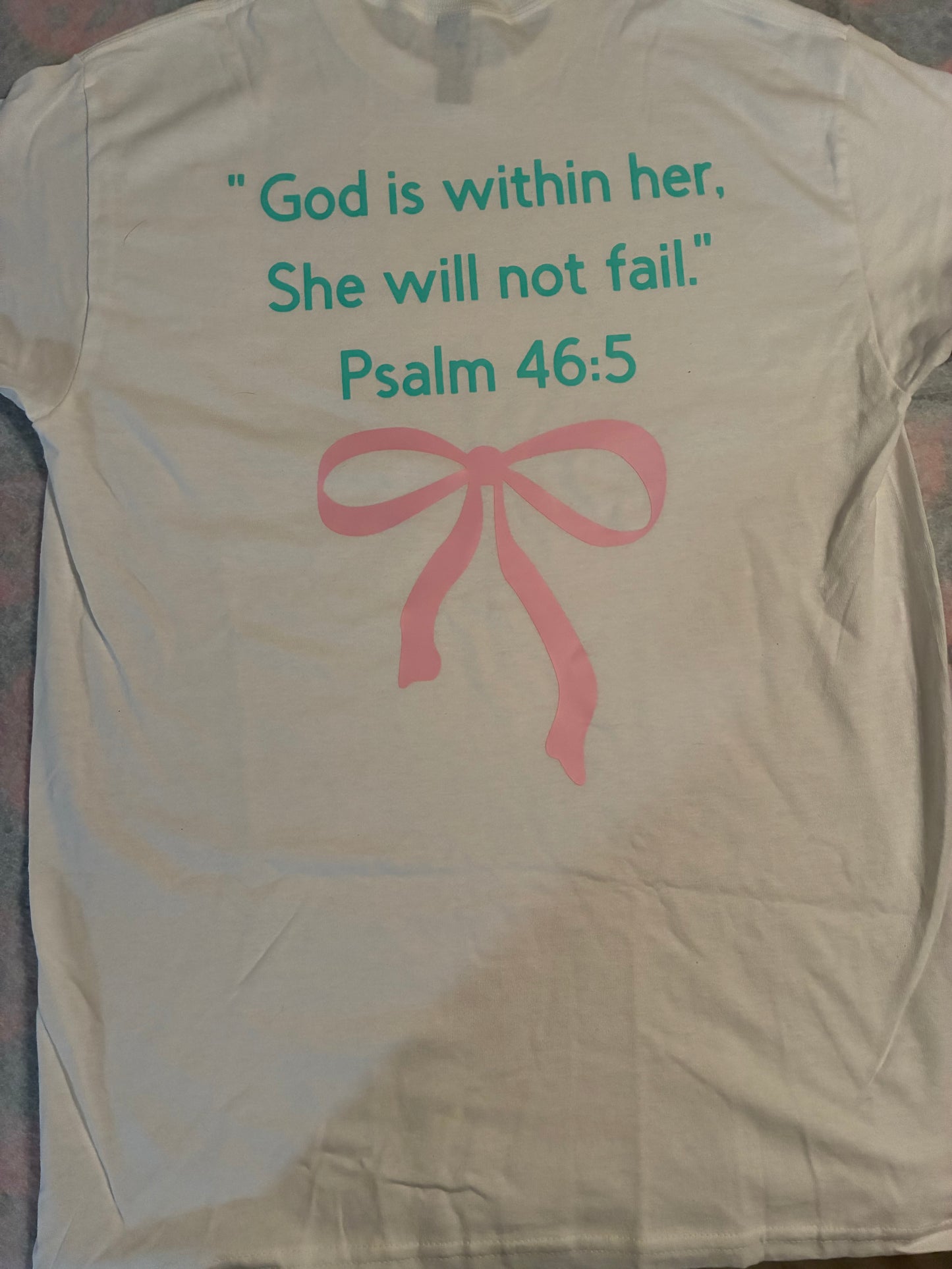 Psalm 46:5 bow t-shirt