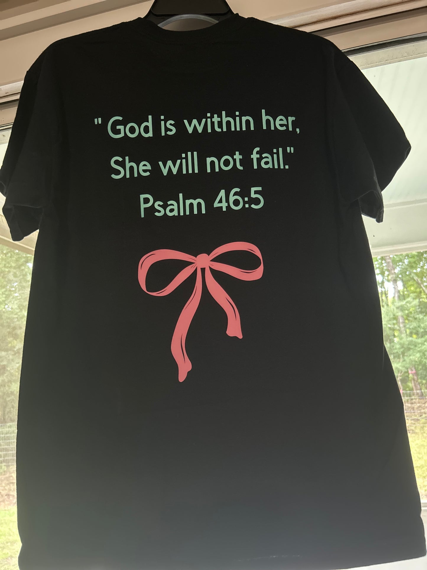 Psalm 46:5 bow t-shirt
