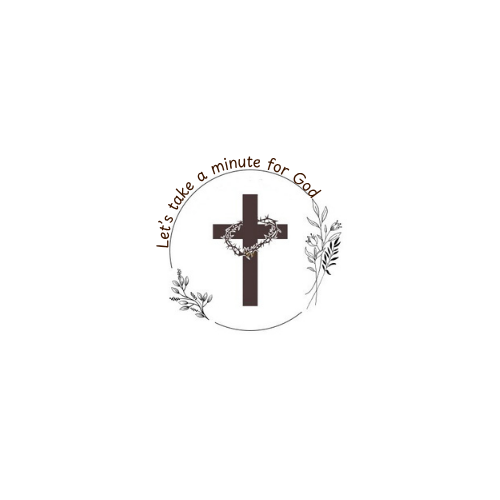 Let’s take a minute for God car sticker